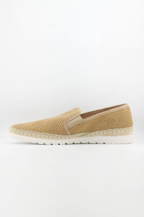 Verbenas Men Textured Slip-On Espadrille Loafers